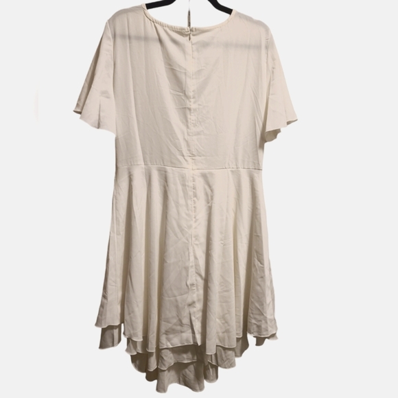 Short faux wrap dress L - Picture 2 of 5